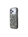 Etui Karl Lagerfeld IML Leopard Pattern MagSafe do Apple iPhone 17 Pro brązowy