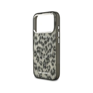Etui Karl Lagerfeld IML Leopard Pattern MagSafe do Apple iPhone 17 Pro brązowy