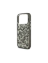 Etui Karl Lagerfeld IML Leopard Pattern MagSafe do Apple iPhone 17 Pro brązowy