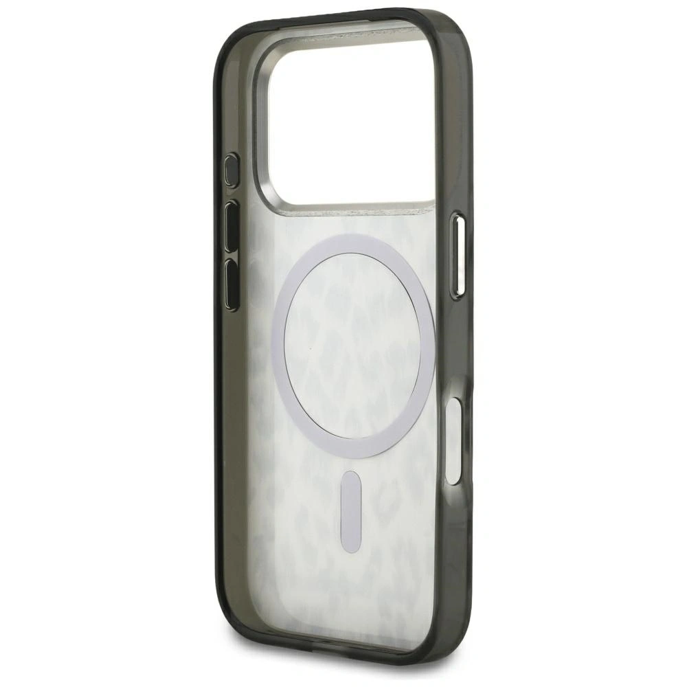 Etui Karl Lagerfeld IML Leopard Pattern MagSafe do Apple iPhone 17 Pro brązowy