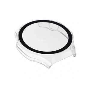 Etui ze szkłem do zegarka Bizon Case+Glass Watch do Huawei Watch GT6 Pro 46mm przeźroczyste