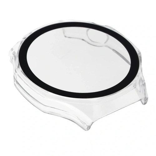 Etui ze szkłem do zegarka Bizon Case+Glass Watch do Huawei Watch GT6 Pro 46mm przeźroczyste