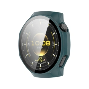 Etui ze szkłem do zegarka Bizon Case+Glass Watch do Huawei Watch GT6 Pro 46mm zielone