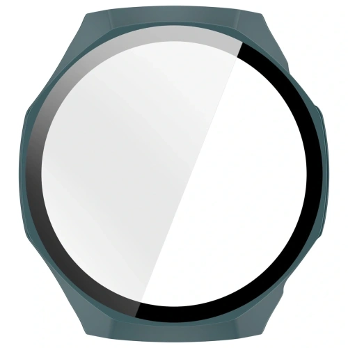 Etui ze szkłem do zegarka Bizon Case+Glass Watch do Huawei Watch GT6 Pro 46mm zielone