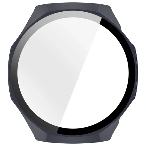 Etui ze szkłem do zegarka Bizon Case+Glass Watch do Huawei Watch GT6 Pro 46mm niebieskie