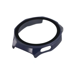 Etui ze szkłem do zegarka Bizon Case+Glass Watch do Huawei Watch GT6 Pro 46mm niebieskie