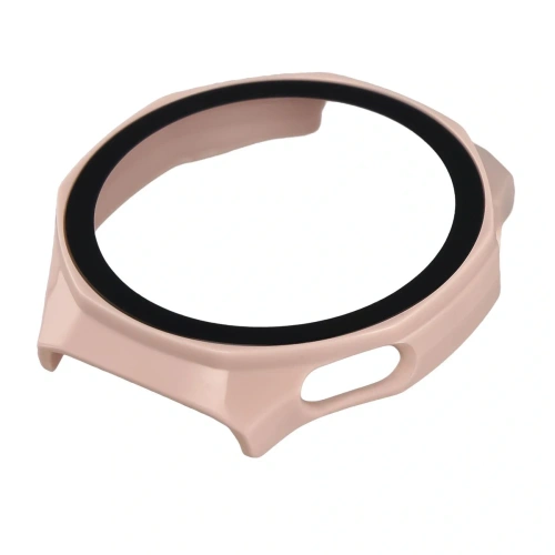 Etui ze szkłem do zegarka Bizon Case+Glass Watch do Huawei Watch GT6 Pro 46mm różowe