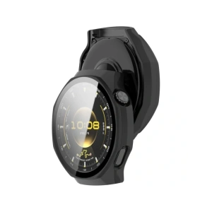 Etui ze szkłem do zegarka Bizon Case+Glass Watch do Huawei Watch GT6 Pro 46mm matowe czarne
