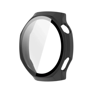Etui ze szkłem do zegarka Bizon Case+Glass Watch do Huawei Watch GT6 Pro 46mm matowe czarne