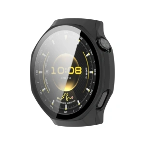Etui ze szkłem do zegarka Bizon Case+Glass Watch do Huawei Watch GT6 Pro 46mm matowe czarne