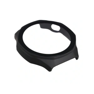 Etui ze szkłem do zegarka Bizon Case+Glass Watch do Huawei Watch GT6 Pro 46mm matowe czarne