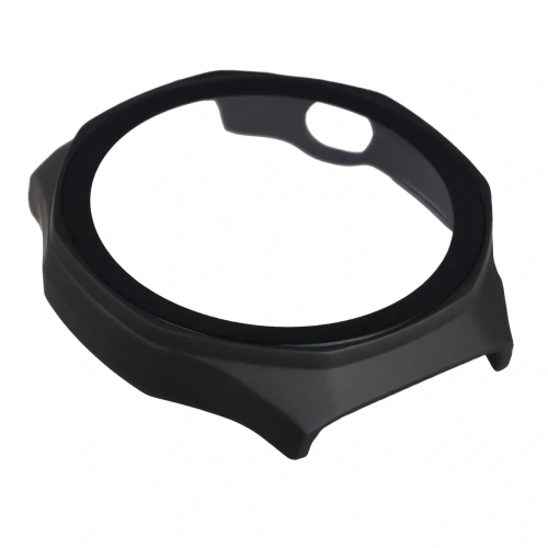 Etui ze szkłem do zegarka Bizon Case+Glass Watch do Huawei Watch GT6 Pro 46mm matowe czarne