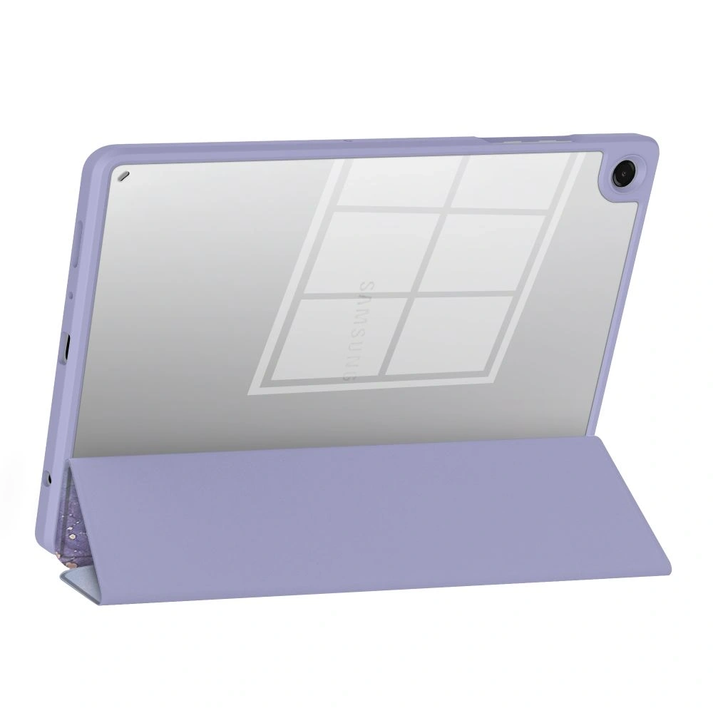 Etui Tech-Protect Smartcase Pen Hybrid do Samsung Galaxy Tab A9 / A11 8.7 X110 / X115 / X133 / X135 Violet Marble