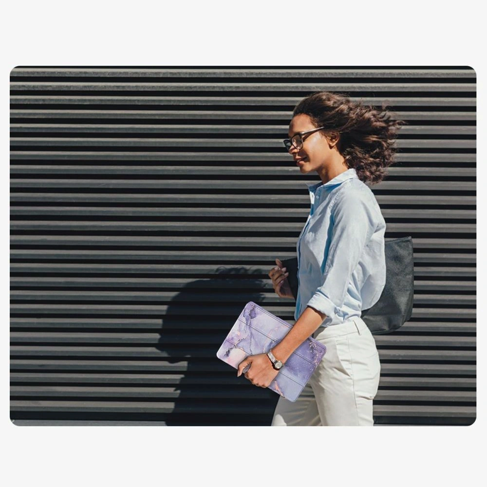 Etui Tech-Protect Smartcase Pen Hybrid do Samsung Galaxy Tab A9 / A11 8.7 X110 / X115 / X133 / X135 Violet Marble