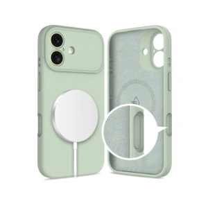 Etui Tech-Protect Silicone MagSafe do Apple iPhone 17 Sage