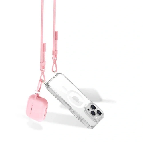 Smycz Tech-Protect C5se Rope Crossbody Strap Baby Pink