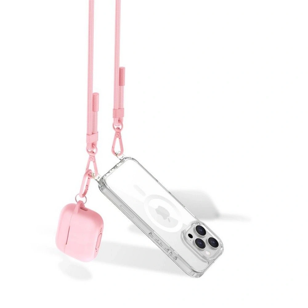 Smycz Tech-Protect C5se Rope Crossbody Strap Baby Pink