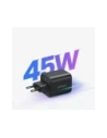 Ładowarka sieciowa Ugreen Nexode N Series X525 45W GaN USB-A, USB-C czarna