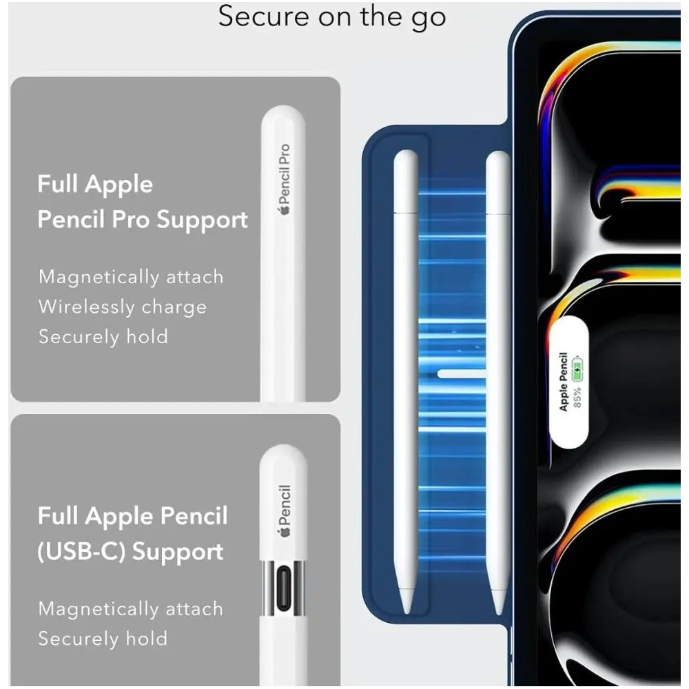 Etui ESR Rebound Magnetic do Apple iPad Pro 11” 2024/2025 Navy Blue