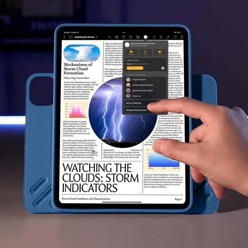 Etui ESR Flip Hybrid do Apple iPad Pro 11” 2024/2025 Navy Blue