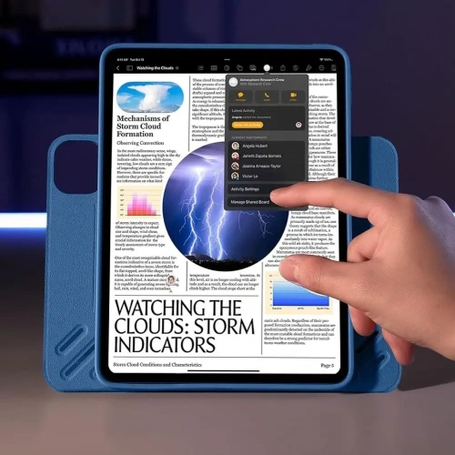 Etui ESR Flip Hybrid do Apple iPad Pro 13” 2024/2025 Navy Blue