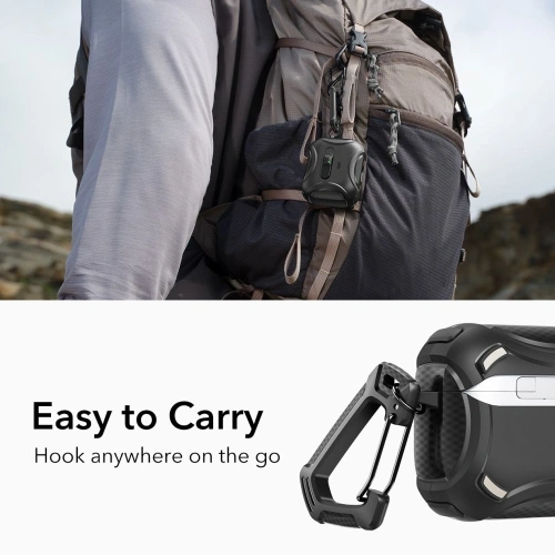 Etui ESR Cyber FlickLock HaloLock MagSafe do Apple AirPods Pro 3 Black