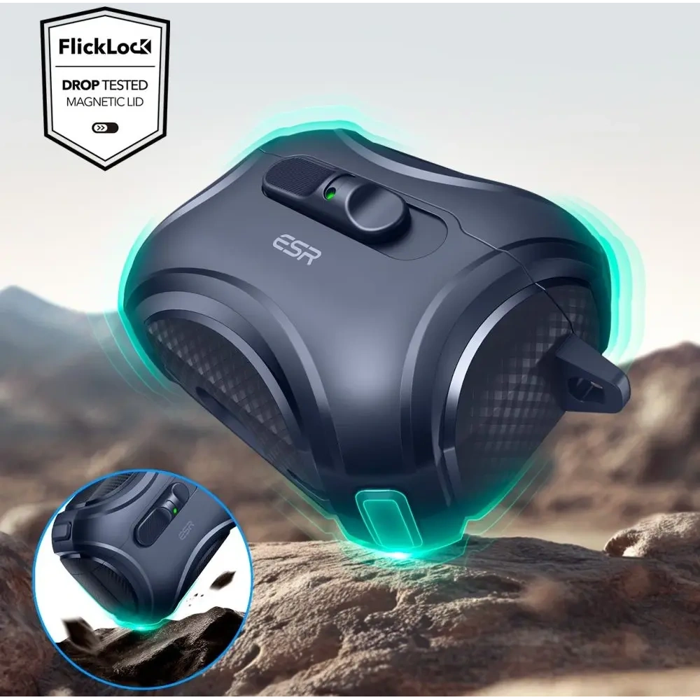 Etui ESR Cyber FlickLock HaloLock MagSafe do Apple AirPods Pro 3 Blue