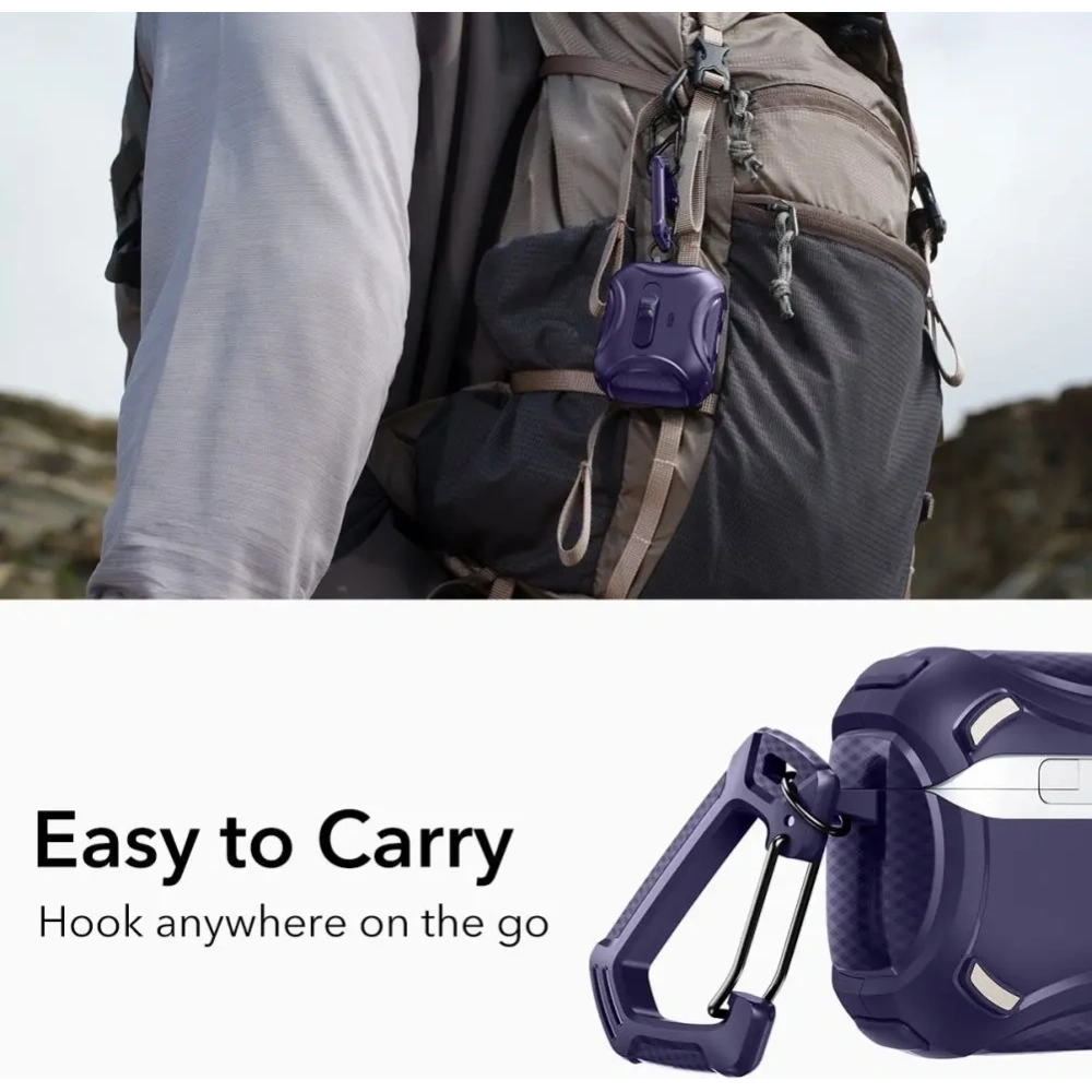 Etui ESR Cyber FlickLock HaloLock MagSafe do Apple AirPods Pro 3 Purple