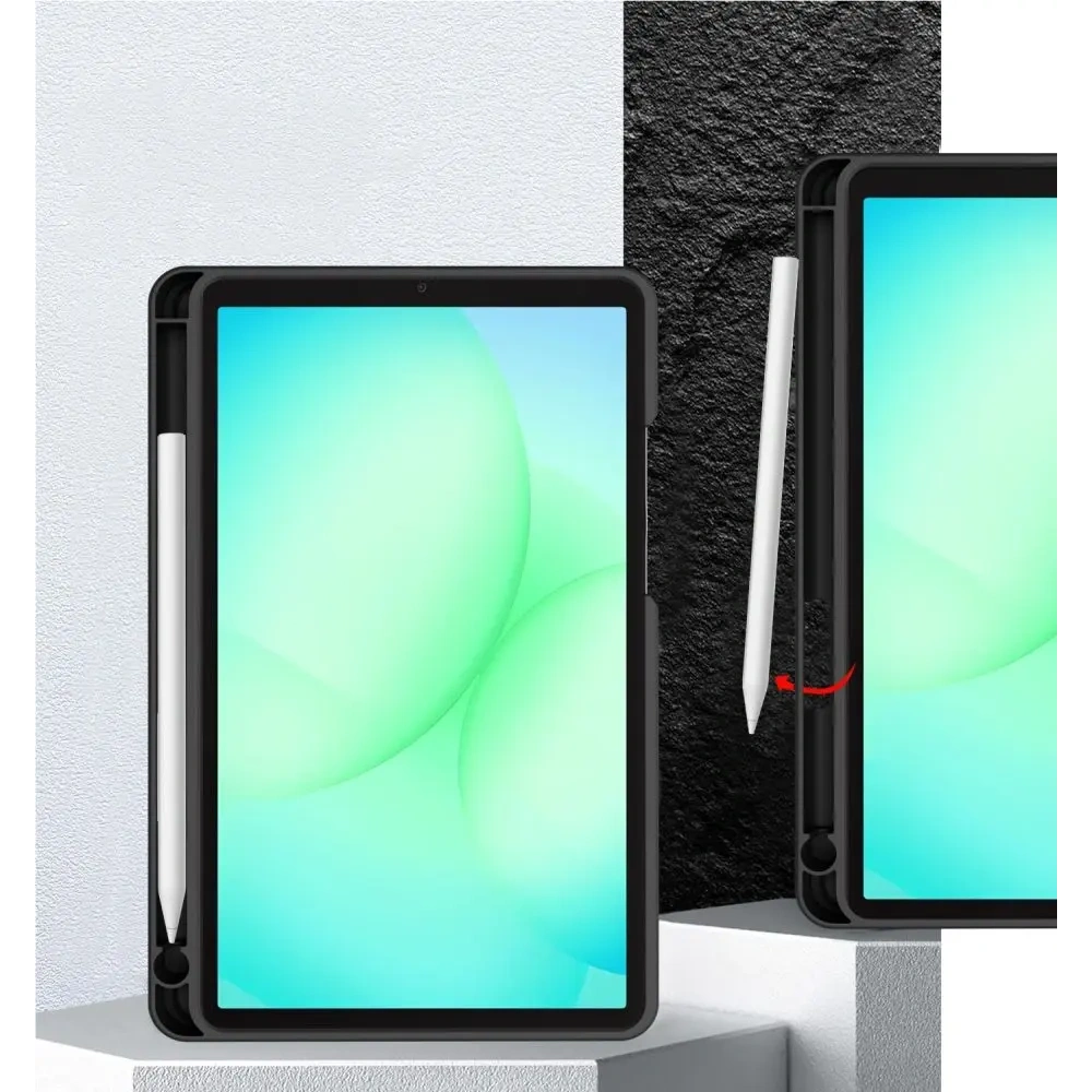 Etui Tech-Protect SmartCase Pen Canvas do Samsung Galaxy Tab A9 / A11 8.7 X110 / X115 / X133 / X135 Obsidian Black