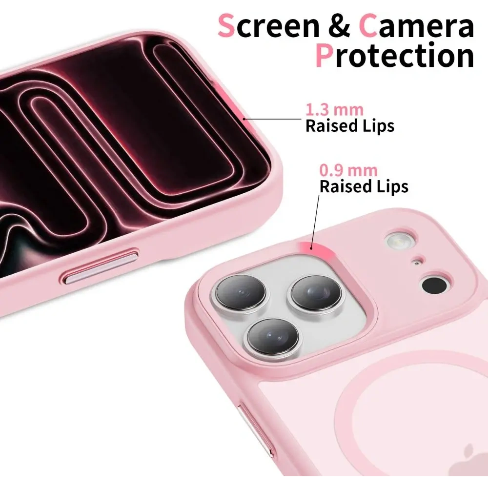 Etui Tech-Protect MagMat MagSafe do Apple iPhone 17 Pro Matte Pink