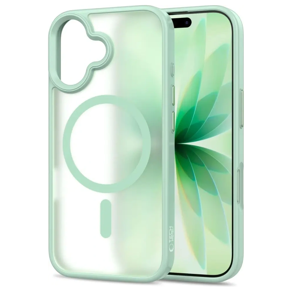 Etui Tech-Protect MagMat MagSafe do Apple iPhone 17 Matte Sage
