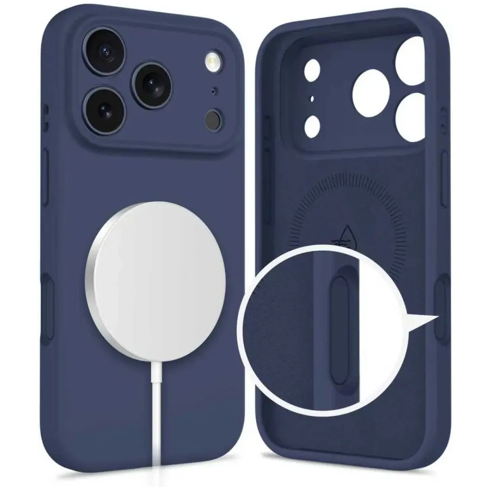 Etui Tech-Protect Silicone MagSafe do Apple iPhone 17 Pro Max Deep Blue