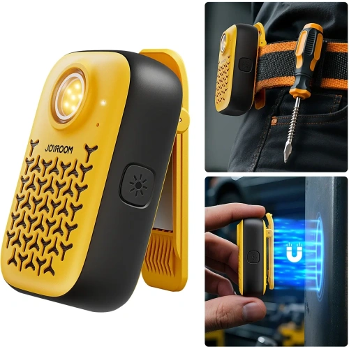 Przenośny głośnik Joyroom Maya JR-MS03 IP67 Bluetooth 5.4 z wbudowaną latarką żółty