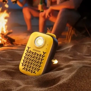 Przenośny głośnik Joyroom Maya JR-MS03 IP67 Bluetooth 5.4 z wbudowaną latarką żółty