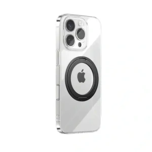 Etui Joyroom JR-16JL6 MagSafe do Apple iPhone 16 Pro z ringiem-podstawką 360° czarne