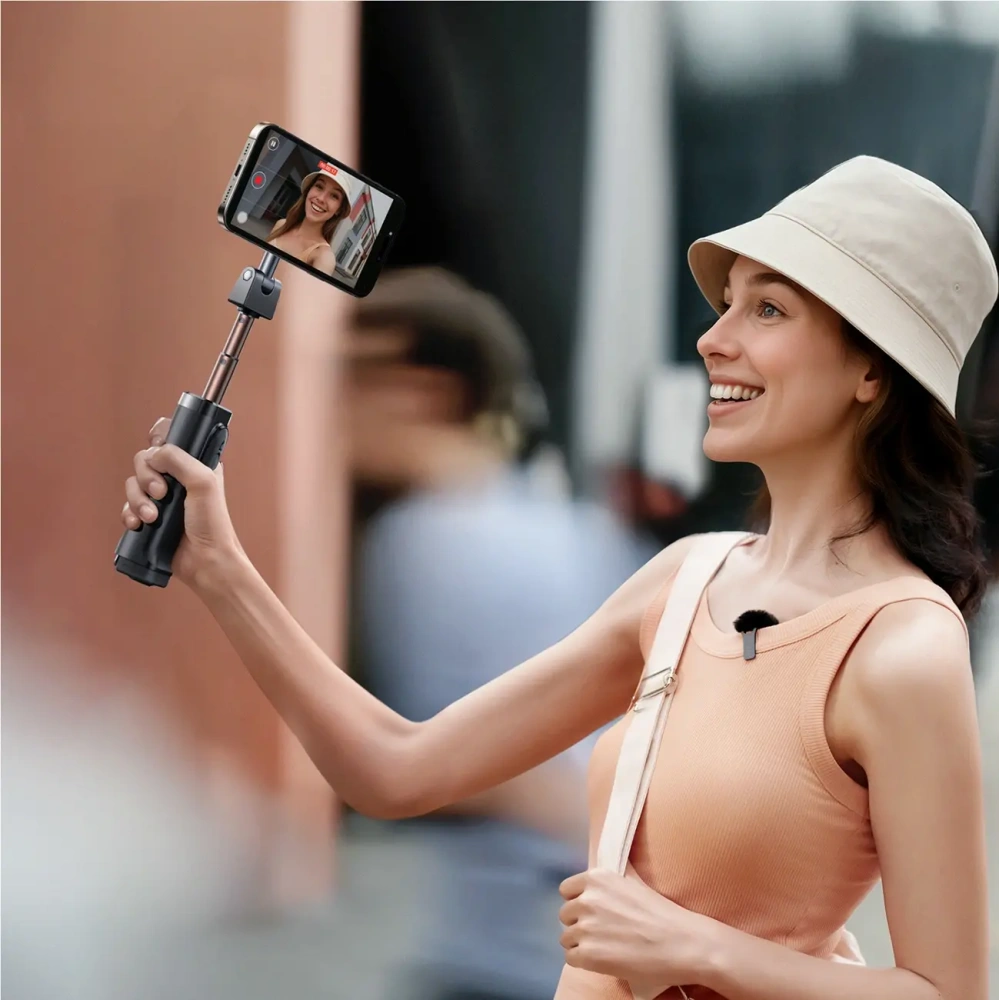 Selfie stick Joyroom JR-ZS509 Bluetooth kompatybilny z MagSafe czarny