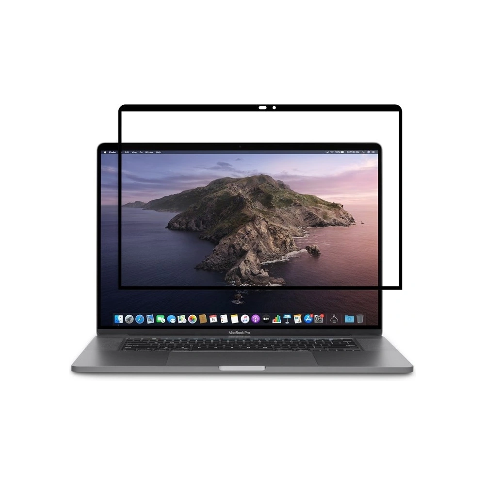 Matowa folia ochronna Moshi iVisor AG Apple MacBook Pro 16 (Black/Clear Matte)
