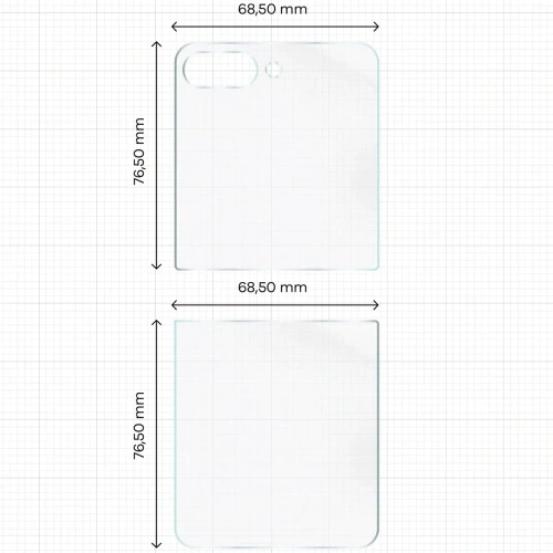 Folia hydrożelowa na tył Bizon Glass Hydrogel do Samsung Galaxy Z Flip5