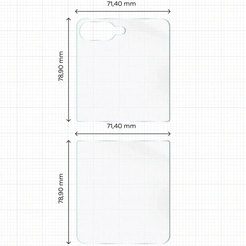 Folia hydrożelowa na tył Bizon Glass Hydrogel do Samsung Galaxy Z Flip7