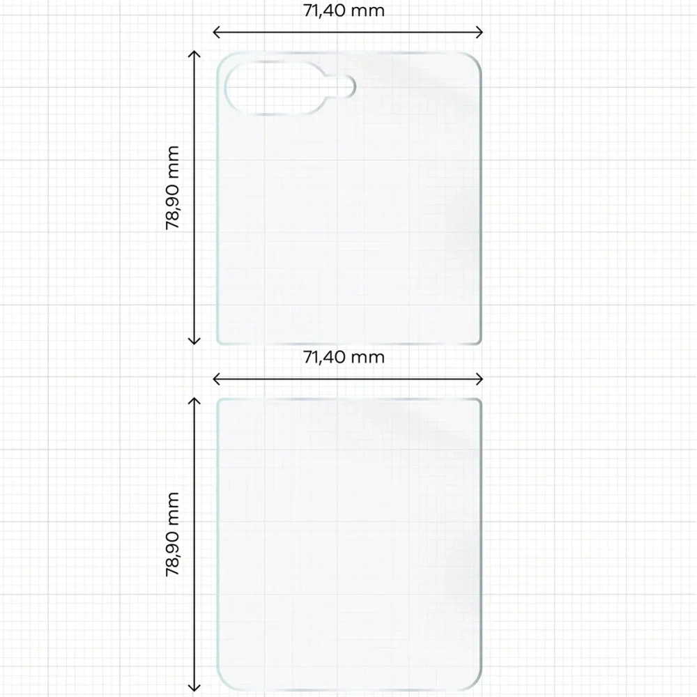 Folia hydrożelowa na tył Bizon Glass Hydrogel do Samsung Galaxy Z Flip7