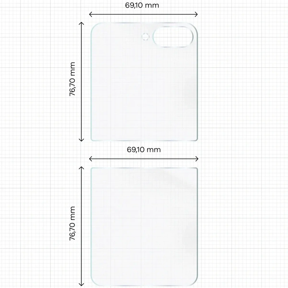 Folia hydrożelowa na tył Bizon Glass Hydrogel do Samsung Galaxy Z Flip7 FE / Z Flip6