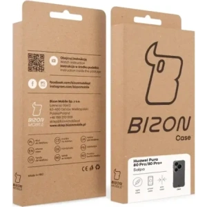 Elastyczne etui Bizon Case Salpa do Huawei Pura 80 Pro / Pro Plus przezroczyste