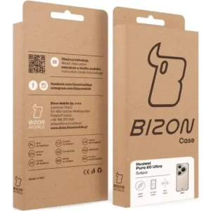 Elastyczne etui Bizon Case Salpa do Huawei Pura 80 Ultra przezroczyste