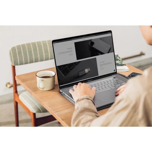 Buy Moshi iVisor AG - Bubble-free Screen Protector for MacBook Pro 16 (Black/Clear Matte) - MOSH067BLK - {ean13} - Home Screen Store Europe