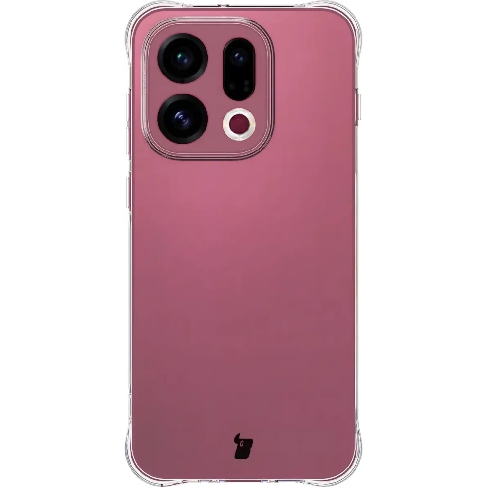 Elastyczne etui Bizon Case Salpa do Oppo Find X9 przezroczyste