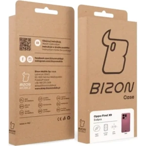 Elastyczne etui Bizon Case Salpa do Oppo Find X9 przezroczyste