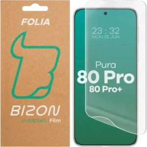 Folia hydrożelowa na ekran Bizon Glass Hydrogel Front do Huawei Pura 80 Pro / Pro Plus