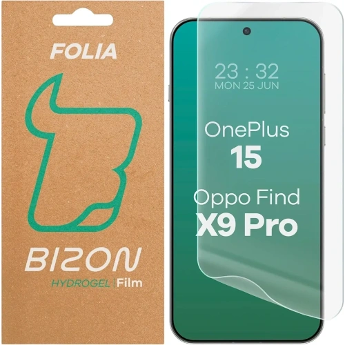 Folia hydrożelowa na ekran Bizon Glass Hydrogel Front do Oppo Find X9 Pro / OnePlus 15