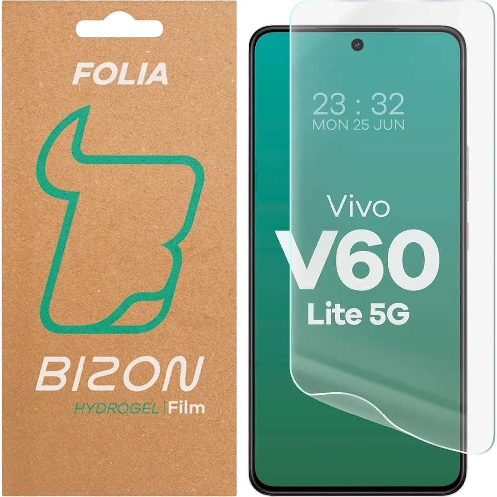 Folia hydrożelowa na ekran Bizon Glass Hydrogel Front do Vivo V60 Lite 5G
