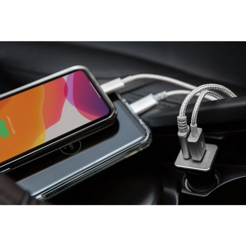 Kup Ładowarka samochodowa Moshi QuikDuo Car Charger USB-C Power Delivery + USB + Quick Charge, 36W (Black) - MOSH068BLK - {ean13} - Sklep Home Screen